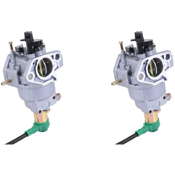 2X Karburator Passer til 6500W til Bærbar Generator GX240 8HP GX270 9HP GX340 11HP GX390 13HP 182F 188F Ex6500 Ex5000