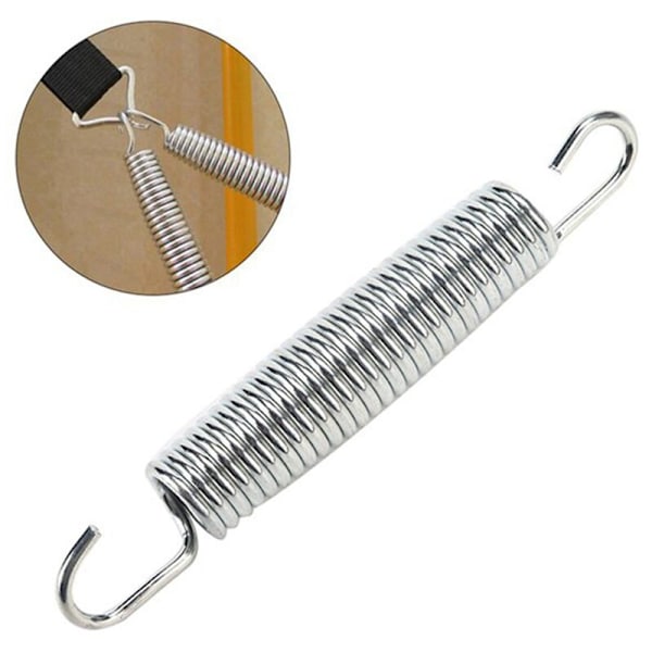10 stk. serie rustfrit stål fjeder multifunktionel spændingsfjeder dobbelt forlængelseskrog universal tilbehør 178 mm