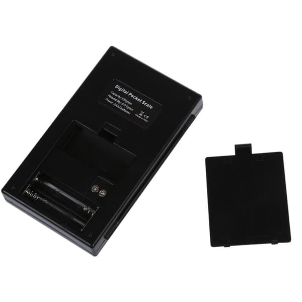 100G X 0.01G Mini LCD Digitaalinen Tasku Kulta Vaaka Musta