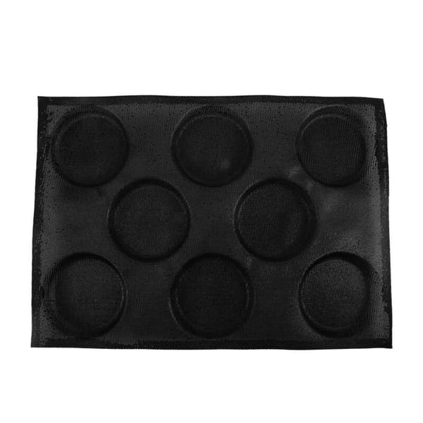 8 hull hamburgerbrødformer for baking mesh silikon brødformer for baking non-stick perforerte bakepanner