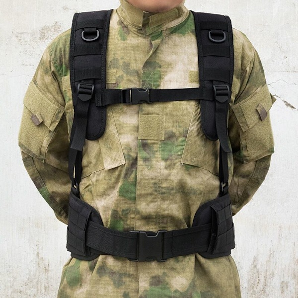Molle-rintakeharniska, lisävarusteet, liivit, valjaat, pehmustettu vyö, ulkoiluvälineet