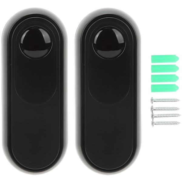 Standalone Alarm, Trådløs Infrarød Dørstrålesensor, Tyverialarm, IP55 Vandafvisende, til Automatisk Stationsdør