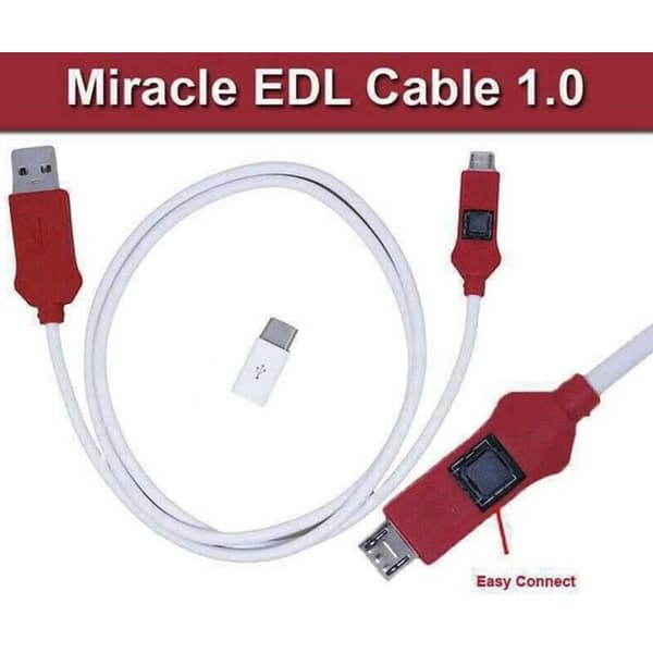 MIRACLE-KABEL för och Qualcomm Flash och Open för Port 9008