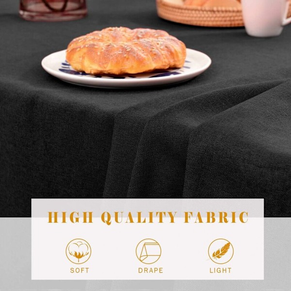 Rektangulär Dukskydd Vattentäta Dukar Elegant Fläckskyddande Dukskydd Lätt att Sköta för Inomhus, Utomhus, Trädgård, Restaurang och Dekoration 140300c