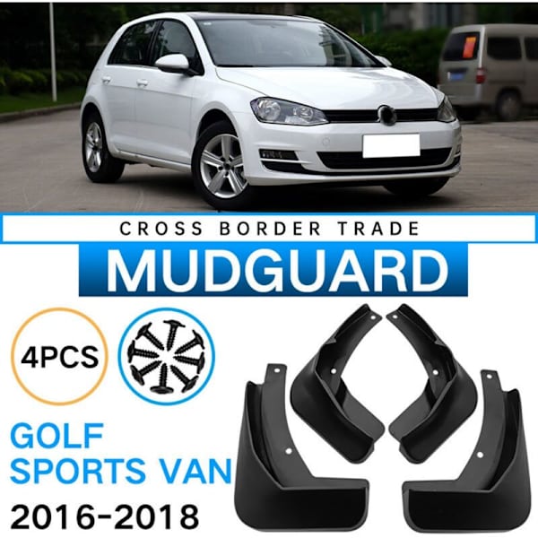 Auton lokasuojat Golf 7 MK7 Sport Van Hatchback 2016-2018 - Lokasuojat - Lokasuojat Auton lisävarusteet