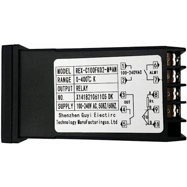 3X Multipel ingång digital temperaturregulator -C100 Professionell larm 0℃ -1300℃ för elkraft kemisk industri