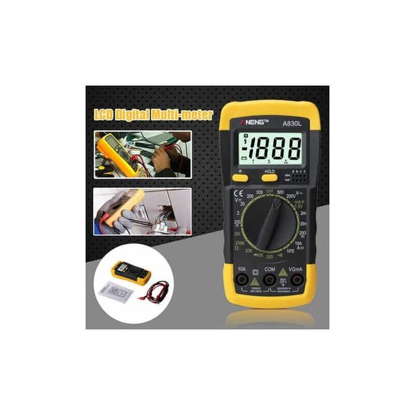 Digitalt LCD-multimeter, DC-tester multimeter