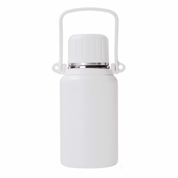 Isolert vannflaske, lekkasjesikker vannkopp med lokk, ekstra stor kapasitet vannkopp for menn og kvinner, cross-body kopp