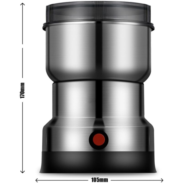 Elektrisk kaffekvern for nøtter bønner krydderblander korn kvernmaskin kjøkken multifunksjonell kaffe EU-plugg