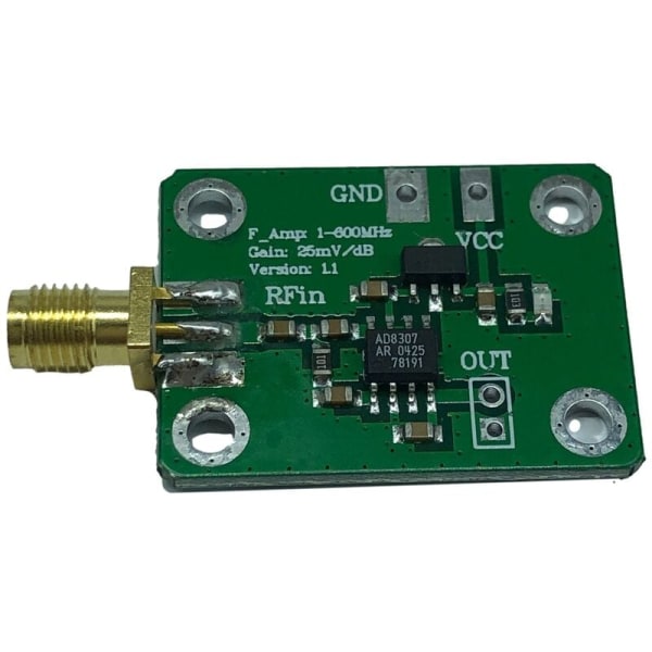 RF-teller AD8307 Logaritmisk detektor RF-detektor deteksjon 1-600 MHz RF-teller