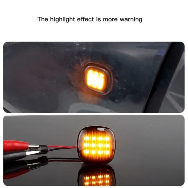 Reservedeler Side Marker Lys - LED Mud Flap for Blinklys Fabia 1 6Y 2 A3 A4 B5 A