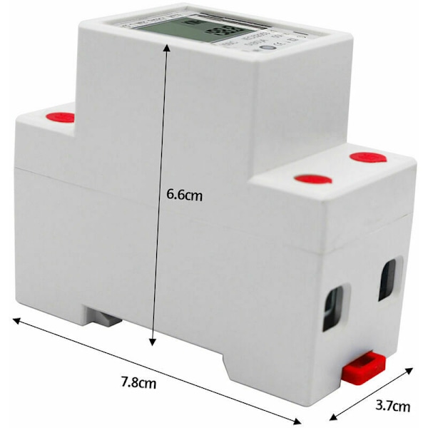 Elmätare, Strömförbrukningsskärm, 5-80A 220V 50Hz