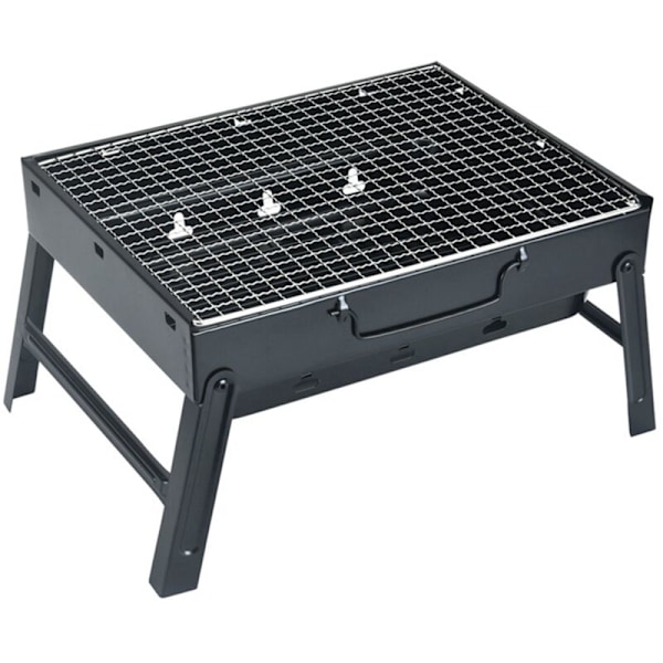 Udendørs bærbar grill grill sammenklappelig camping grill husholdning kul komfur.