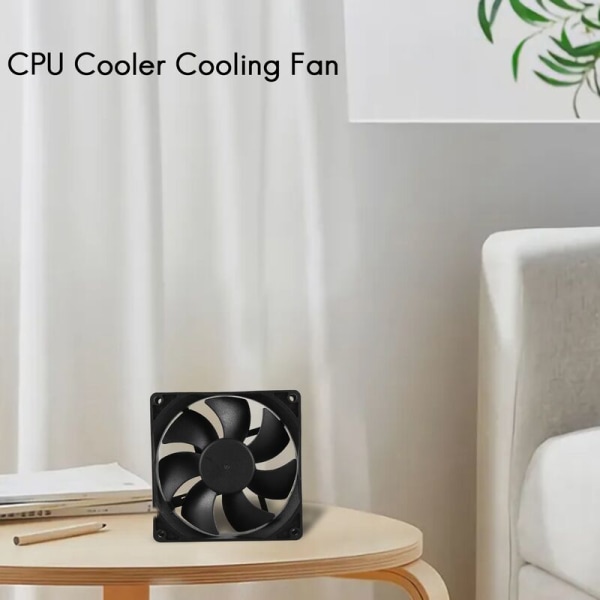 92 x 92 x 25mm DC 12V 2Pin 65.01CFM Computer Case CPU Cooler Cooling Fan