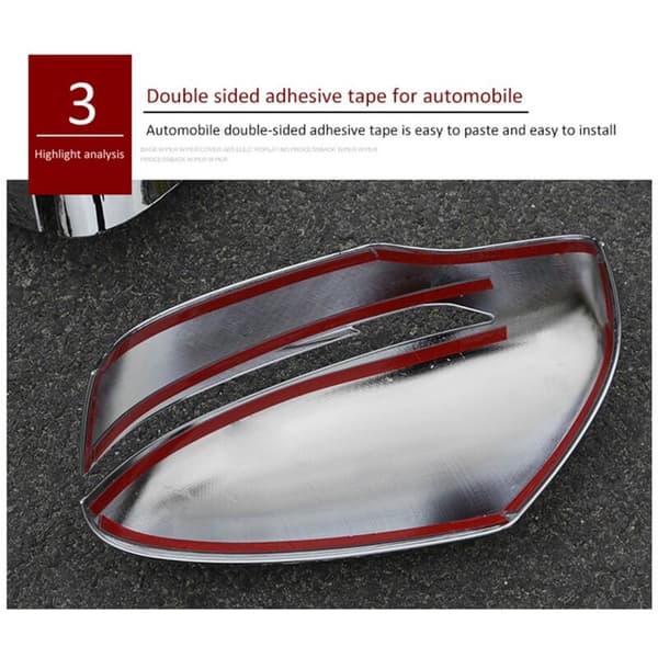 Til Xtrail T32 Rogue 2014-2019 ABS Chrome Bil Bakspejl Dæksel Trim Tilbehør