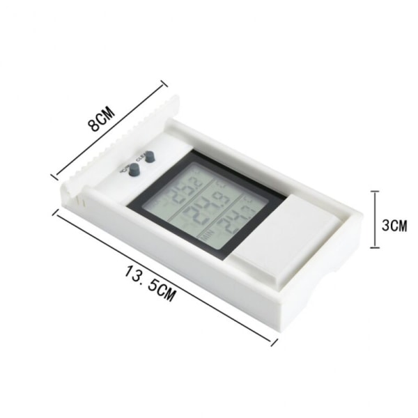 Digital minimi- och maximitermometer - Övervaka maximala och minimala temperaturer med denna praktiska, väggmonterade inomhus- och utomhusväxthus