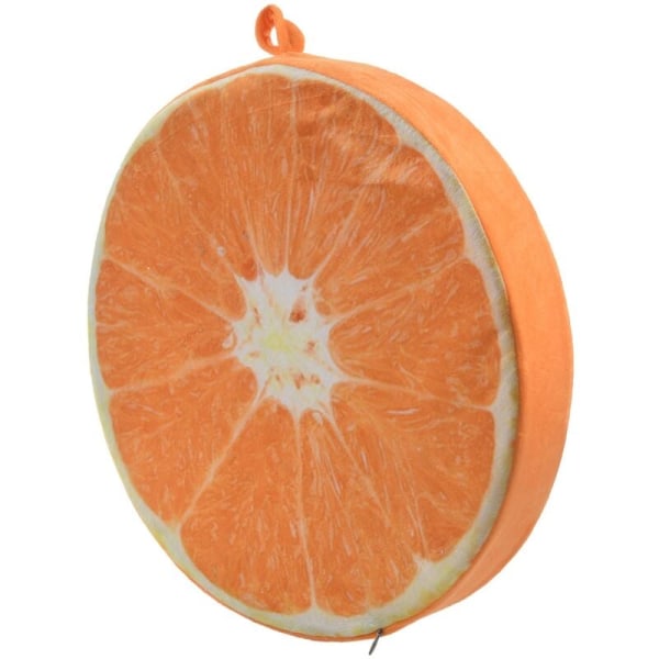 Frukt sete pute Hjemmekontor sete pute Myk rund sete pute Sofa stol pute - Oransje