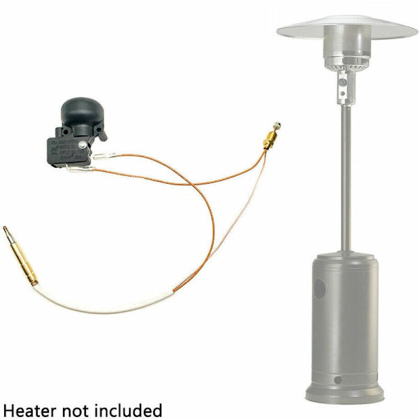 Termoelement og vippebryter for terrassevarmer, propangassvarmer, avlastningsbryter, utendørs gassvarmer reparasjonssett for terrassevarmer