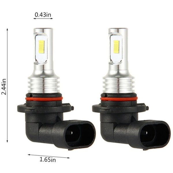4X 9005 HB3 LED-strålkastarlampor Kit Stråle 35W 4000LM 6000K Vit Hög Effekt