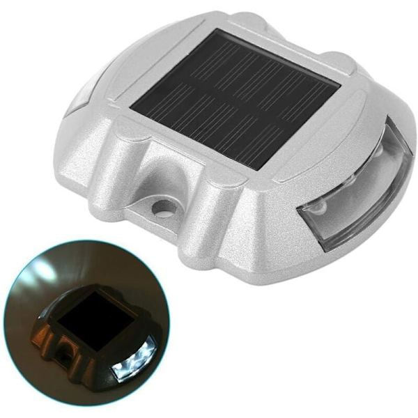 Solcellsdockningslampa, Solcellsbelysning för vägmarkeringar med 6 LED, Vattentäta utomhuslampor för trädgård, uteplats och gångväg (2-pack) - RWLighting Utomhusbelysning Sollampa