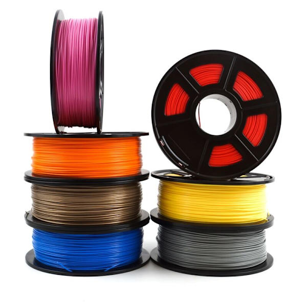 3D Printer Filament, 1,75 mm, 1 kg Spole, Glat Forbrugsmateriale, Pink
