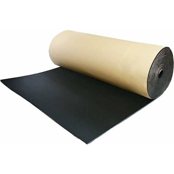Bilslyd-isolasjon Lyddemping Akustisk Skum Anti-Støy Selvklebende Bomulls Termisk Isolasjon Lydabsorberende Cellulært Skum, 1 Rull 200cm x 50