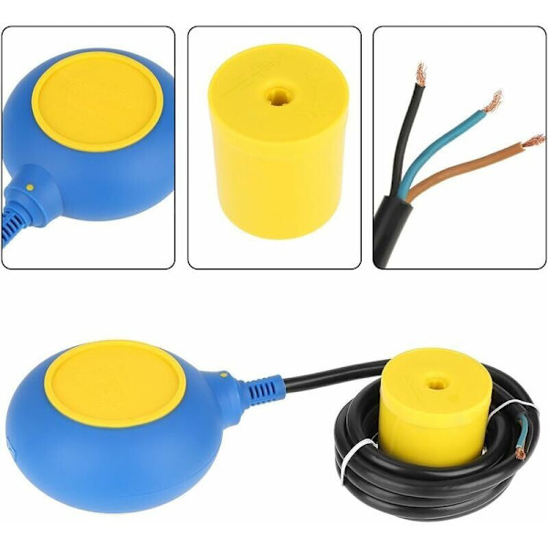 Float Switch Nivåvakt Controller Tank 2 Meter Rund 220V