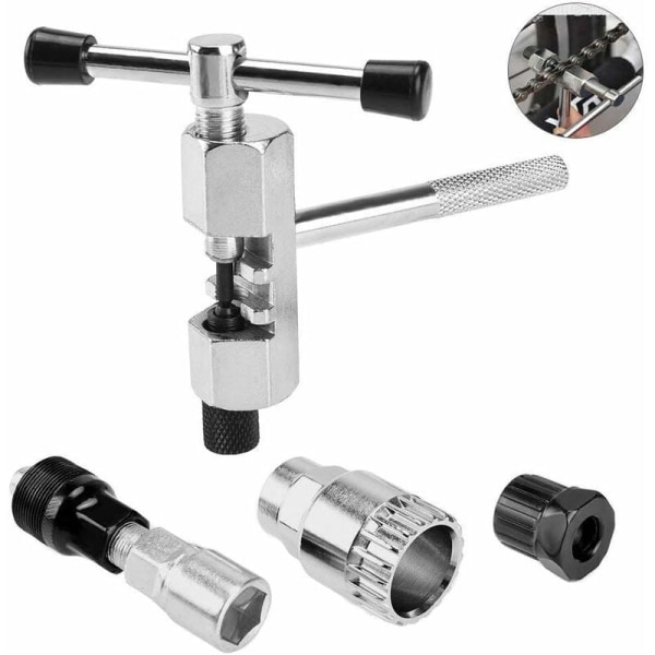 Professional Multifunctional Bicycle Repair Tools, Durable Bicycle Chain and Pedal Repair Tools, Bicycle Crank Puller with Shaft Removal Tool-