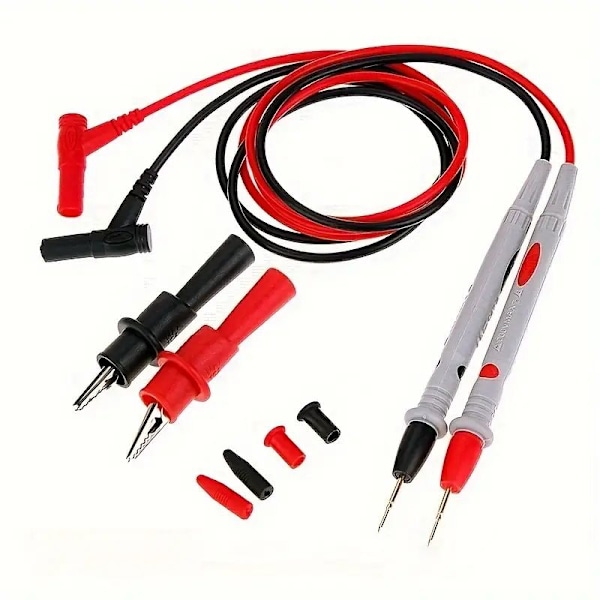 1000V 20A Sonden for Multimeter + Klips Klemmekabel Testledning for Multimeter Tester Digital Multimeter