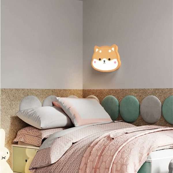 Cartoon Barnlampa för Barn, LED Kreativ Vägglampa för Sovrum, Pojkar, Flickor, Sovrum, Gränd, Bakgrundsvägg