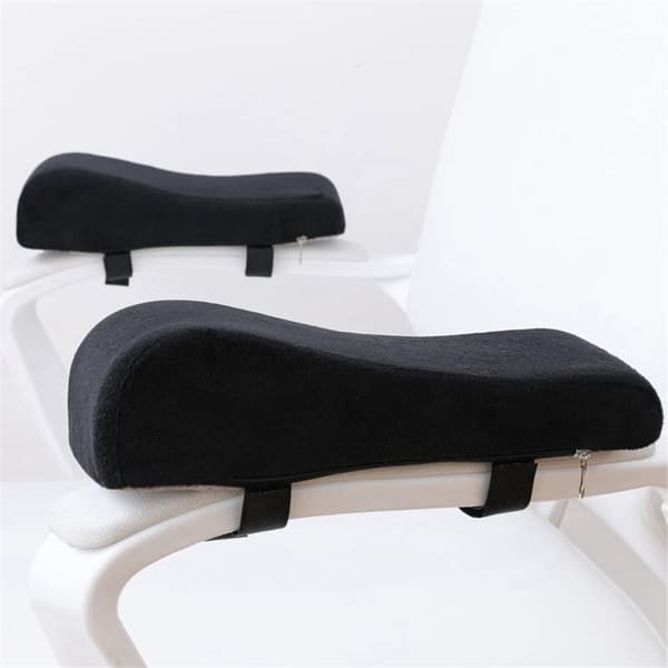Ergonomiske armlæn til stole, trykaflastning med memory foam armlæn, 2 stk. sæt