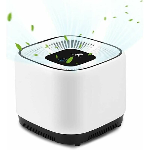Luftrenare med äkta HEPA-filter, 20m³ 99,97% filtreringskapacitet mot lukt/damm/pollen/rök, steriliseringsfunktioner (Luftrenare)