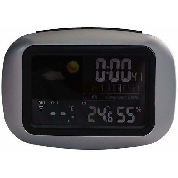 Vejrstation Termometer, Farvedisplay Vejr Hygrometer Termometer til Drivhus Kontor Hjem