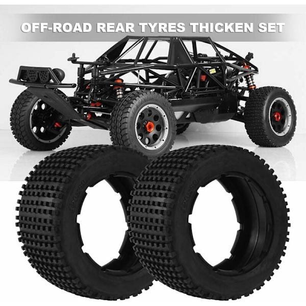 Off-road bakre dekk tykkere hud for 1/5 BAHA ROVAN KM Baja 5B lastebil reservedeler