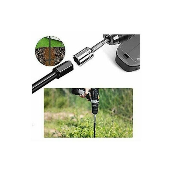Bakkeankere, Heavy Duty Bakkeankere for 5 Tommers Bor, Bakkeankersett for Telt, Markiser, Ly, Trampoliner og Gynger (4 stk)