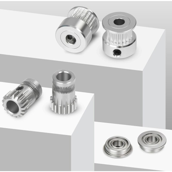 37-dels 3D-skrivar Extruder Kit Synkroniserad Hjullager Utskrift Tillbehör Set