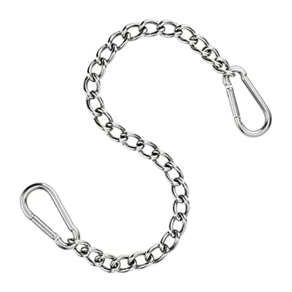 Hanging Chair Chain in Stainless Steel 304-66 cm - with Two Carabiners - Up to 250 kg - for Sandbag - Hanging Chair Extension and Hammock (304 Stain
