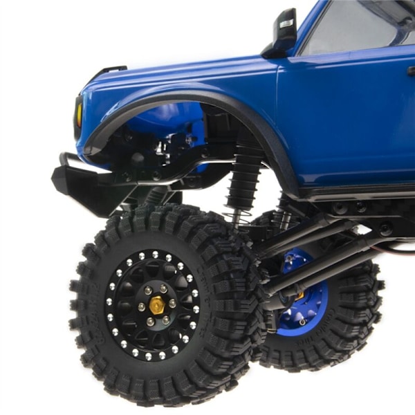 4 kpl 62x24mm 1,2 tuuman metalli Beadlock -vanne ja rengassarja 1/18 1/24 RC Crawler -autoon Axial SCX24 AX24 TRX4M FCX24,5