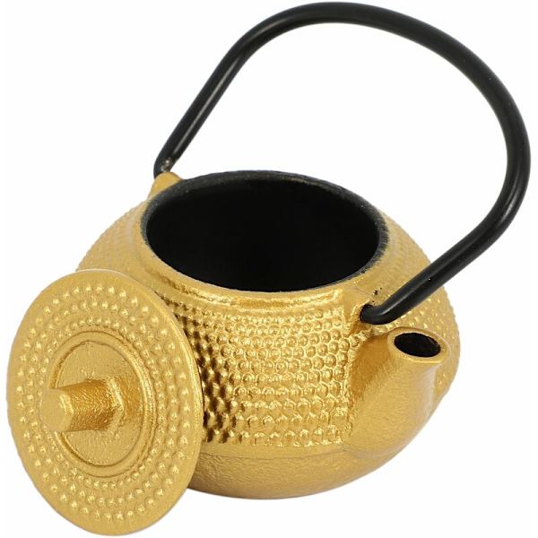 Mini japansk stil jern Tetsubin lille tekande tekande 50 ml, nem at bære