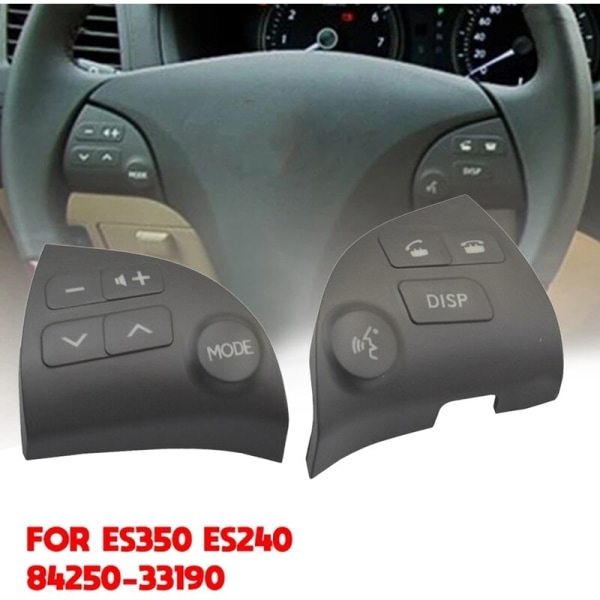 2 st multifunktionell Bluetooth-högtalarknapp för ES350 rattknapp 84250-33190 A