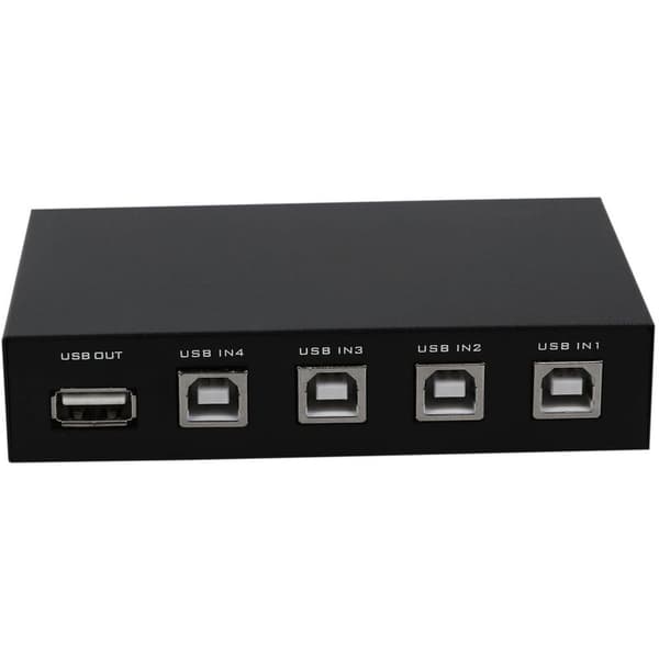 Nyeste Mini 4 Port USB-printer-scanner-delingskontakt