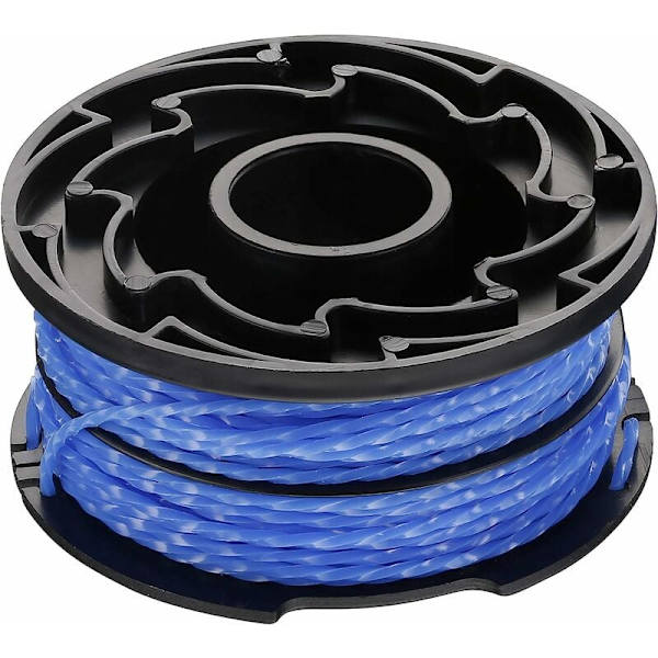 Set med 3 ersättningsspolar till grästrimmer, Reflex Plus automatisk avlindningsspole, 3 x 12 m nylonsnöre, ⌀1,5 mm lina, A6441X3-XJ Blå