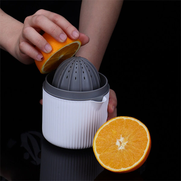Mini bærbar manuel citruspresser frugtblender blender orange citronpresser husholdningskøkken maskin tilbehør, blå
