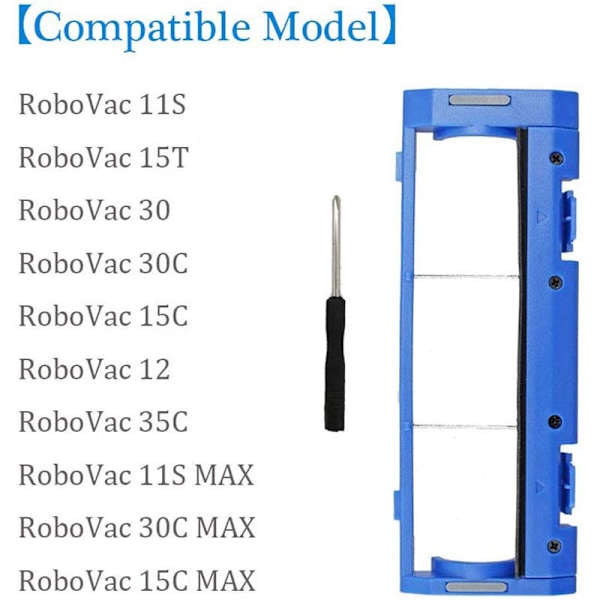 Reservebørste for RoboVac 11S MAX 15T 30 30C 15C 12 35C Tilbehør