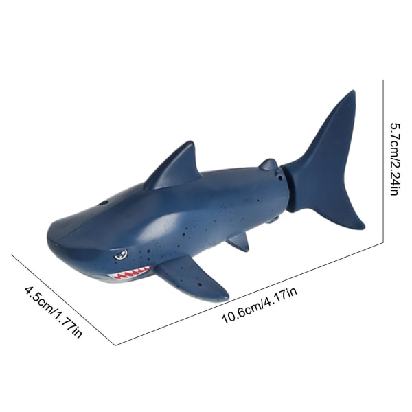 Fjernkontroll Whale Shark Leker, Fjernkontroll Shark Båtleker, Vanntett bærbar fjernkontroll Svømmehai Vannlekeleker for 8-12 åringer