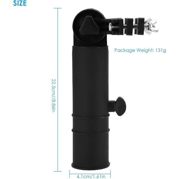 Golfvogn Paraplyholder Universal Golfvogn Paraplyholder Stativ Sort