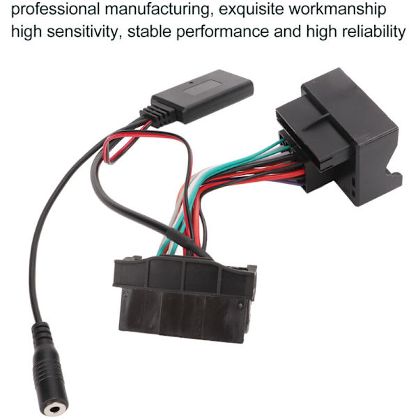 Trådløs Bluetooth 5.0 lydadapter Aux-kabel med mikrofon erstatning for Ford Focus Mondeo Fiesta Fusion 6000CD