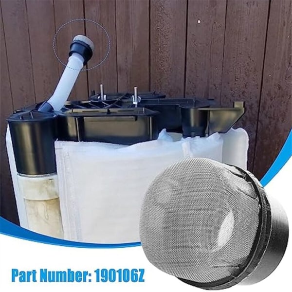 3 stk 190106Z skjermhette erstatning luftutlufting filter luftutlufting filter glassfiber basseng og spa filter