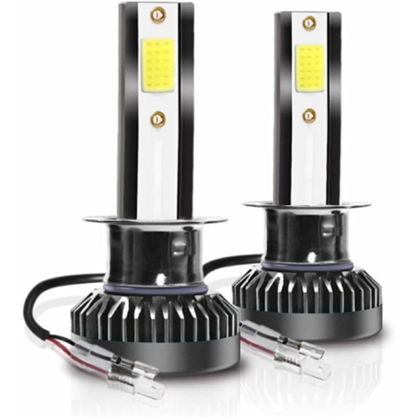 Auton ajovalot 2 kpl Cob H1 32000Lm 800W Led-ajovalopaketti Turbo Hi/Lo-lamput 6000K