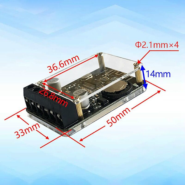 10W 15-20W Stereo Bluetooth Audioförstärkarmodul 12V 24V Bilhögtalare Förlustljud Diy